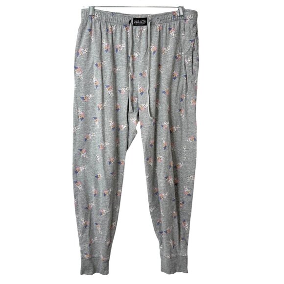 Ralph Lauren Other - Polo Ralph Lauren Size L Sleepwear Pajama Pants Joggers Grey Bear Flag Print